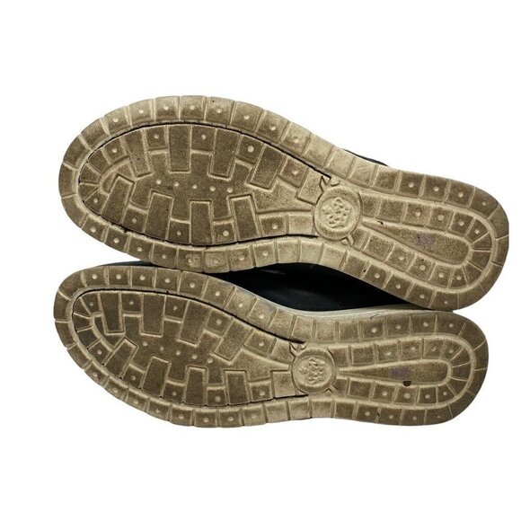 Born Women's Kaori Ankle Booties Boots Black Round Toe Side Zipper Leather 7 - Picture 6 of 10